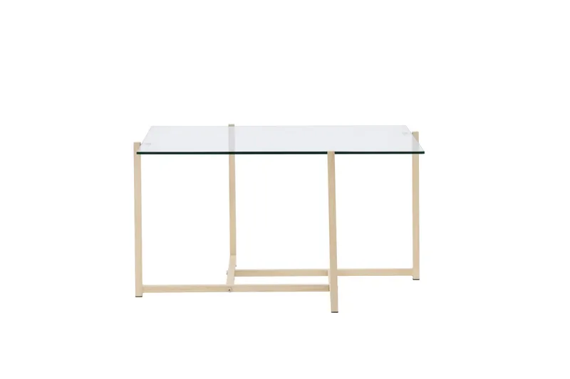 Hybrid Soffbord 80x80 cm, Transparent