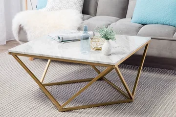 Malibu Soffbord 80 cm - Vit - Möbler - Bord & matgrupper - Soffbord