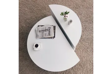 Malling Soffbord 90x30x90 cm Oval - Vit - Möbler - Bord & matgrupper - Soffbord