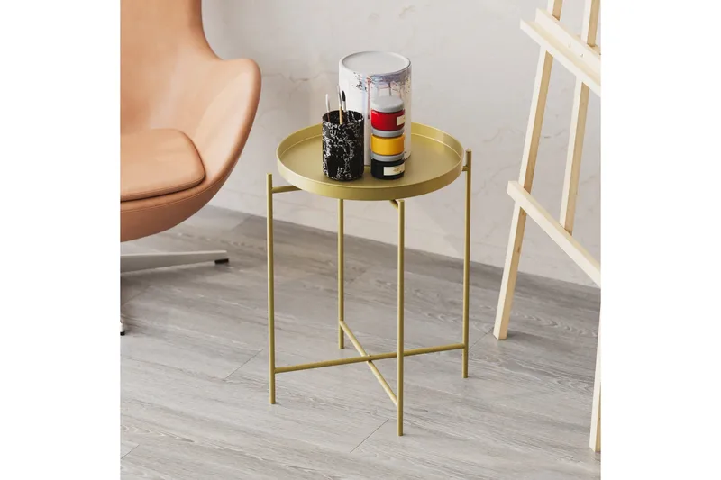 Mamta Soffbord 46 cm, Guld
