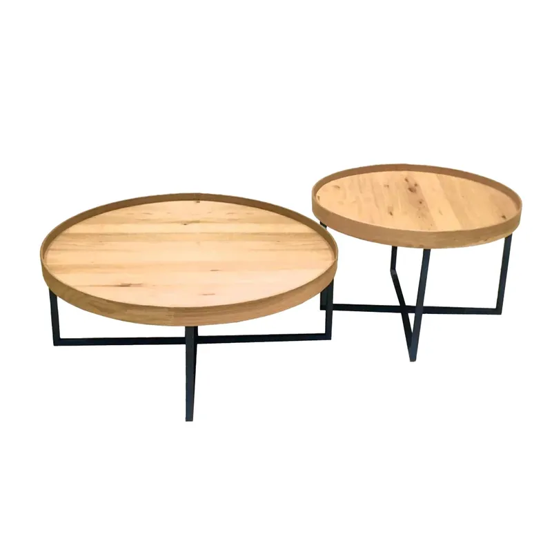 Soffbord Music 2-delars set ek 60x38, 90x46 - Ek - Möbler - Bord & matgrupper - Soffbord