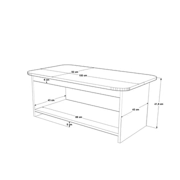 Niven Soffbord 100 cm - Möbler - Bord & matgrupper - Soffbord
