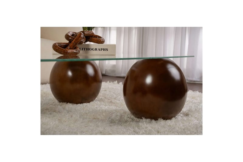 Soffbord Nordure Koushik Soffbord 110 cm Sand,Flerfärgad - Möbler - Bord & matgrupper - Soffbord