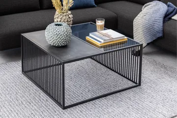 Saklani Soffbord 80x80 cm - Svart - Möbler - Bord & matgrupper - Soffbord