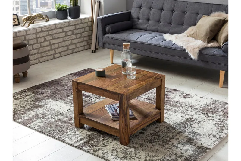 Sarahrose Soffbord 60 cm med Förvaring Hylla - Massivt Trä - Möbler - Bord & matgrupper - Soffbord