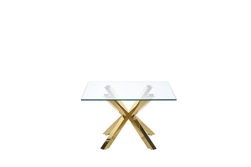 Soffbord genomskinlig/guld STARLIGHT, Guld