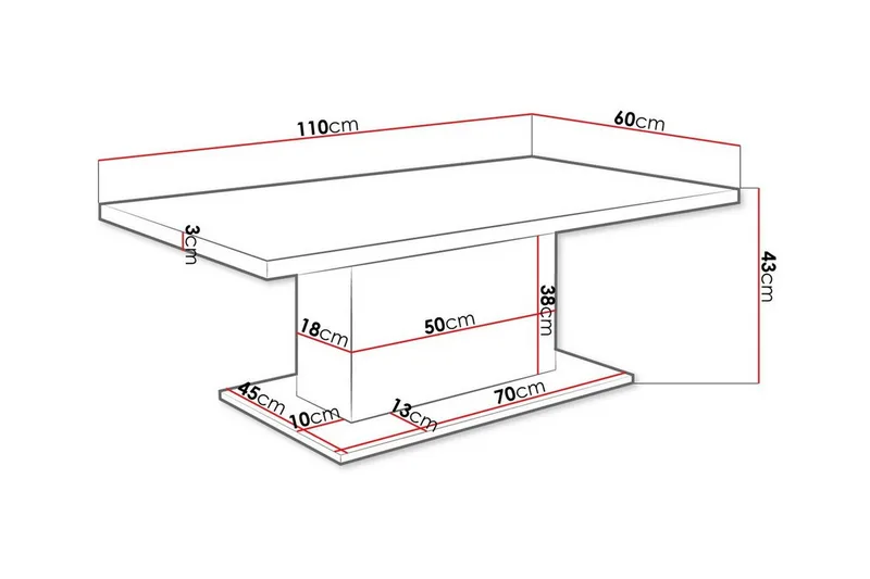 Tallow Soffbord 60 cm - Möbler - Bord & matgrupper - Soffbord