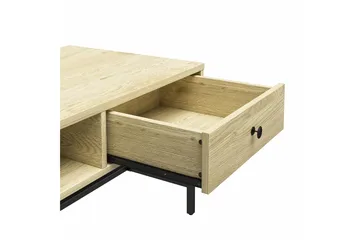 Tamlin Soffbord 102x50 cm Brun - Novogratz - Möbler - Bord & matgrupper - Soffbord - Soffbord med förvaring