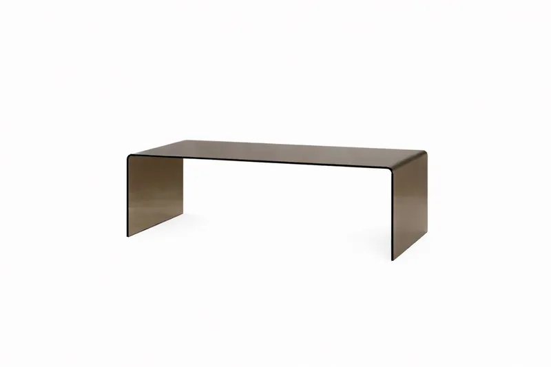 Soffbord Telemark 120 cm - bruntonat glas - Möbler - Bord & matgrupper - Soffbord