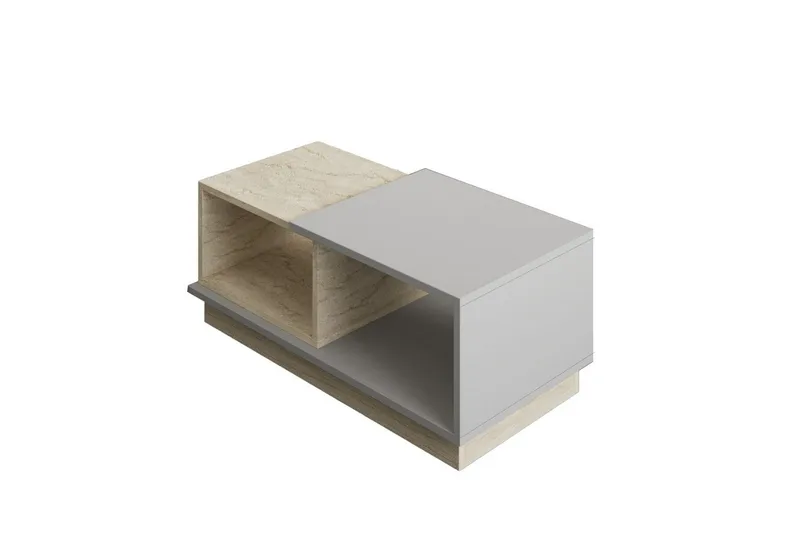 Soffbord Vaelen Travertin / Grå, Travertin / Grå