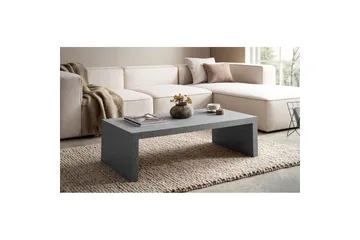 Soffbord Wohnling rektangulär 110 cm, stenoptik, modern look Grå - Grå - Möbler - Bord & matgrupper - Soffbord