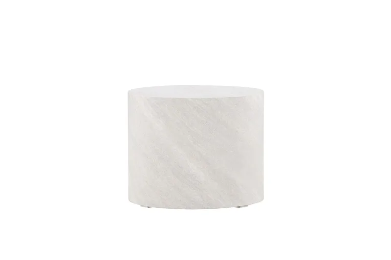 York Travertin Soffbord 50 cm, Grå