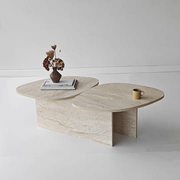 Sovranor Soffbord 125 cm - Travertin - Möbler - Bord & matgrupper - Soffbord