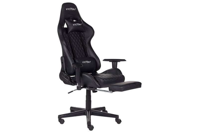 Gamingstol Victory Svart/Vit - Svart/Vit - Möbler - Stolar & fåtöljer - Gamingstol