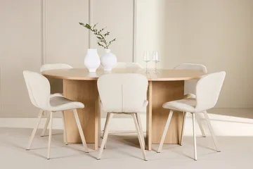 Strada Matbord 120 cm Rektangulär med 6 Lilja Matstol - Möbler - Bord & matgrupper - Matgrupper