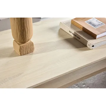 Telemarket Rektangulärt Soffbord 110 cm med Hylla i Trä - Beige - Möbler - Bord & matgrupper - Soffbord