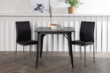 Tempe Matbord 80 cm med 2 Lily Matstol - Möbler - Bord & matgrupper - Matgrupper
