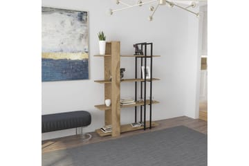Thyra Bokhylla 120 cm - Ek/Svart - Förvaring - Hylla - Bokhylla