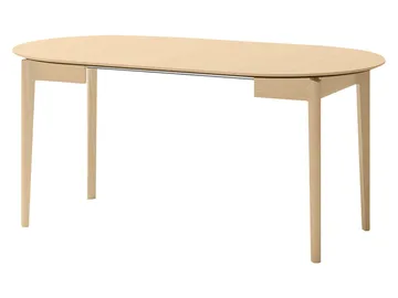 Valden Litet Utdragbart Runt Matbord 90–210 cm i Trä med Ekutseende - Brun - Möbler - Bord & matgrupper - Matbord & köksbord