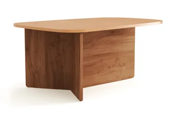 Vento Ovalt Soffbord 90x60 cm med Trä- och Ekutseende - Natur - Möbler - Bord & matgrupper - Soffbord