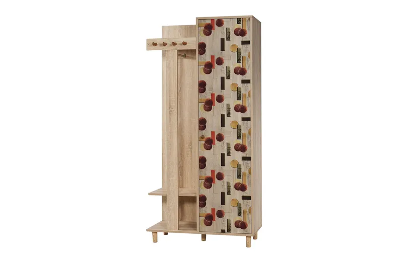 Brokind Klädförvaring 90 cm, Brun