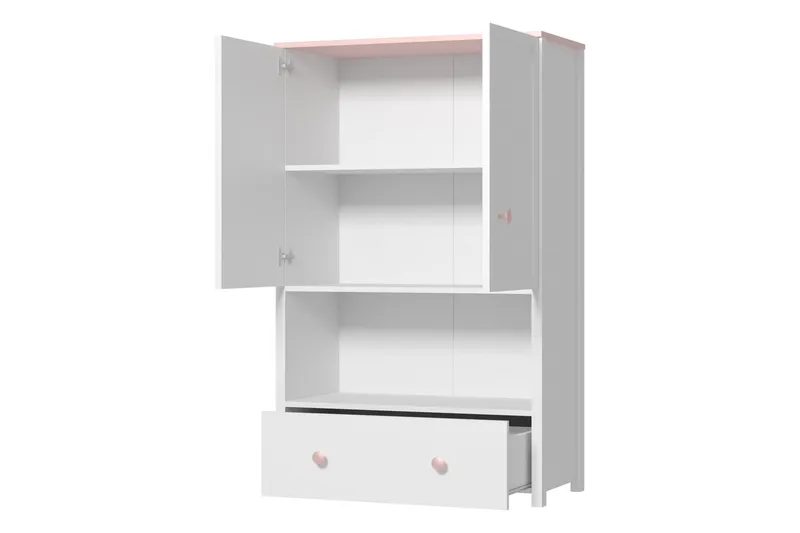Hilts Möbelset För Sovrum - Vit/Rosa - Möbler - Möbelset - Möbelset för sovrum
