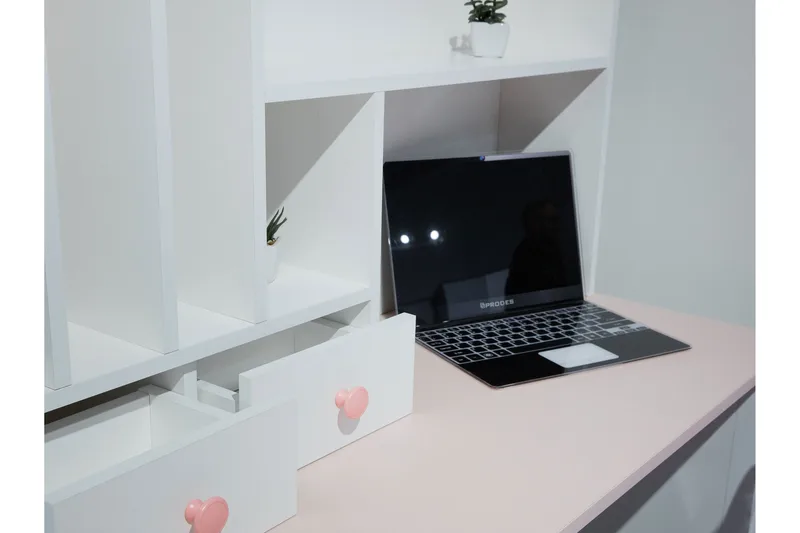 Hilts Möbelset För Sovrum - Vit/Rosa - Möbler - Möbelset - Möbelset för sovrum