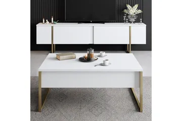 Luxe Möbelset För Vardagsrum - Vit - Möbler - Möbelset - Möbelset för vardagsrum