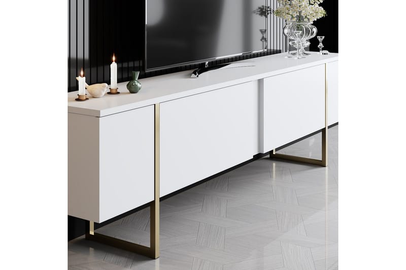 Luxe Möbelset För Vardagsrum - Vit - Möbler - Möbelset - Möbelset för vardagsrum