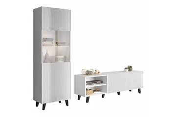 Strontian Möbelset För Vardagsrum Scandinavian Choice White - Möbler - Möbelset - Möbelset för vardagsrum