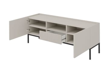 Amelus Golvstående Tv-bänk 180 cm med Förvaring i Målat Trä - Beige - Möbler - Tv möbel & mediamöbel - TV bänk & mediabänk