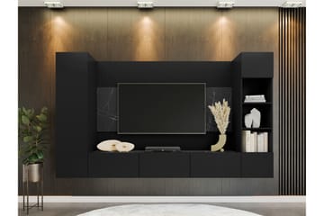 Bernice Tv-skåp 260x38 cm - Svart - Möbler - Tv möbel & mediamöbel - TV-möbelset