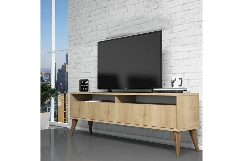 Bexheti Tv-bänk 150 cm - Ek - Möbler - Tv möbel & mediamöbel - TV bänk & mediabänk