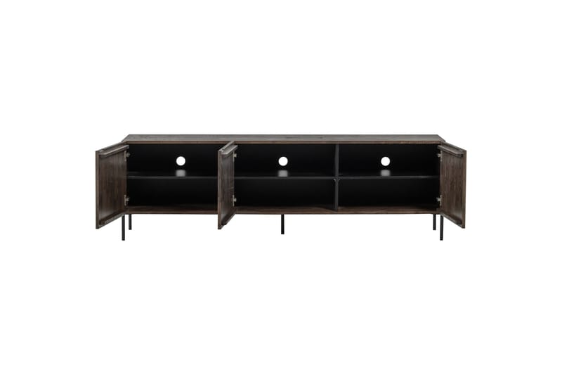 Bono Golvstående Tv Bänk 180 cm med Förvaring i Ask - Brun - Möbler - Tv möbel & mediamöbel - TV bänk & mediabänk