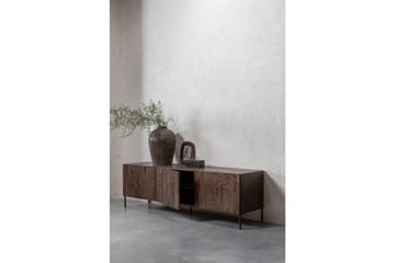 Bono Golvstående Tv Bänk 180 cm med Förvaring i Ask - Brun - Möbler - Tv möbel & mediamöbel - TV bänk & mediabänk