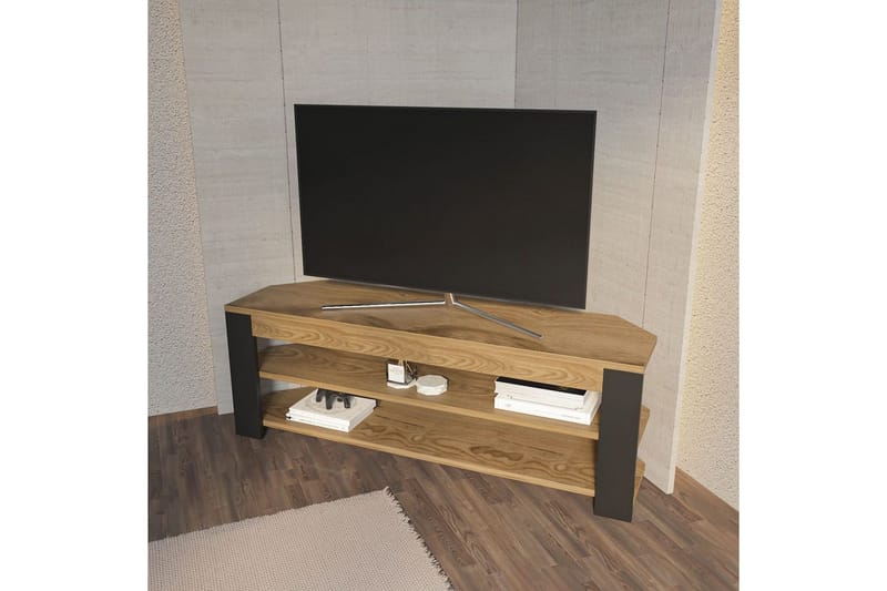 Bralyn Tv-bänk 120 cm - Ek/Antracit - Möbler - Tv möbel & mediamöbel - TV bänk & mediabänk