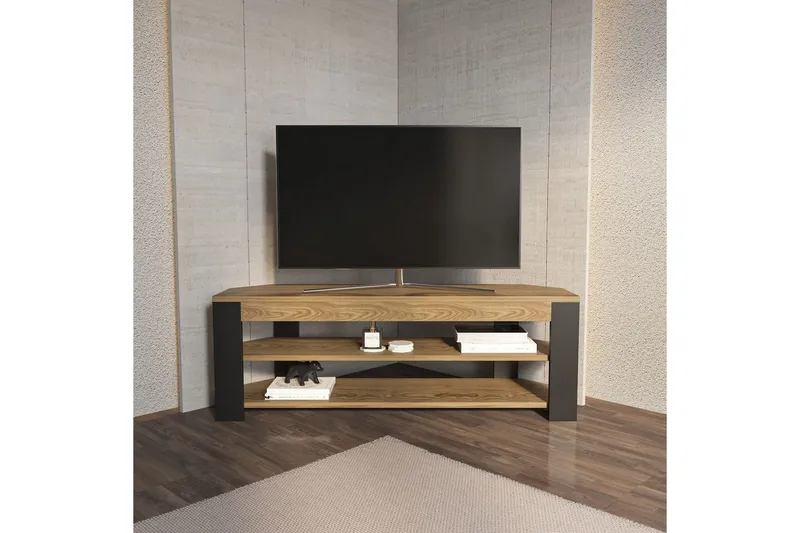 Bralyn Tv-bänk 120 cm - Ek/Antracit - Möbler - Tv möbel & mediamöbel - TV bänk & mediabänk