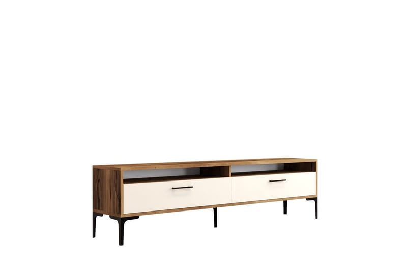 Brutorp Tv-bänk 180 cm, Valnöt/Cream