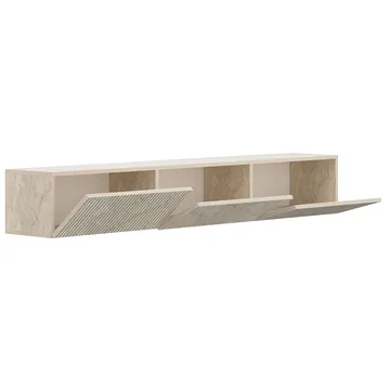 Bruveri TV-bänk 180x28,6x31,4 cm - Travertin - Möbler - Tv möbel & mediamöbel - TV bänk & mediabänk