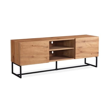 Byron Golvstående Rektangulär TV-bänk 160 cm med Förvaring i Ek - Beige - Möbler - Tv möbel & mediamöbel - TV bänk & mediabänk