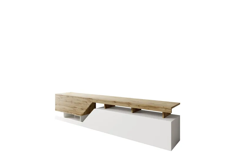 Ceelias Tv-bänk 200 cm, Vit