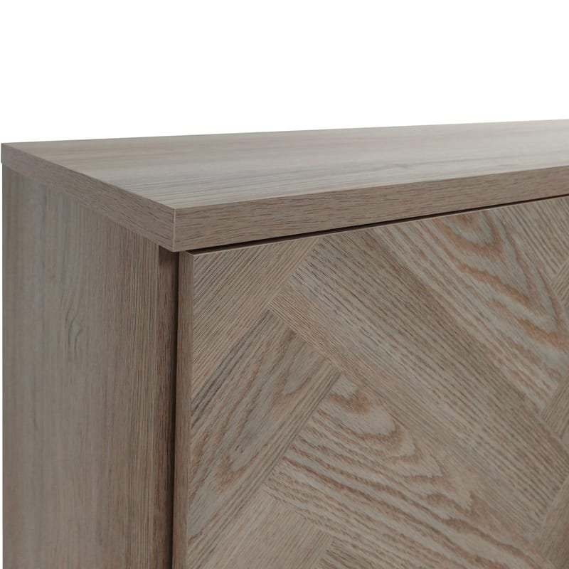 Charlene Tv-bänk 175 cm - Naturfärgad fiskbensek / naturek - Möbler - Tv möbel & mediamöbel - TV bänk & mediabänk