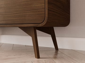 Corvan Golvstående Tv-bänk 180 cm med Förvaring i Valnöt - Brun - Möbler - Tv möbel & mediamöbel - TV bänk & mediabänk