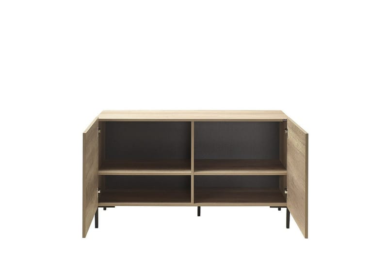 Galnor TV-bänk 120 cm med Förvaring i Mörkt Trä - Naturbrun - Möbler - Tv möbel & mediamöbel - TV bänk & mediabänk