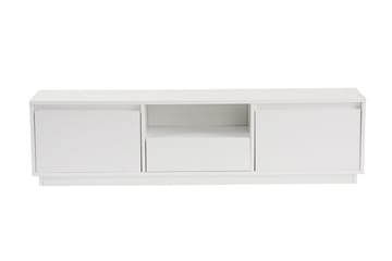Gulliver Golvstående Tv Bänk 160 cm med Förvaring i Målat Trä - Vit - Möbler - Tv möbel & mediamöbel - TV bänk & mediabänk