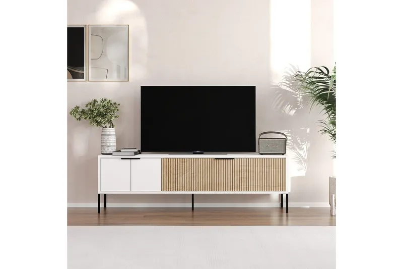 Hew Tv-bänk 150 cm - Vit - Möbler - Tv möbel & mediamöbel - TV bänk & mediabänk