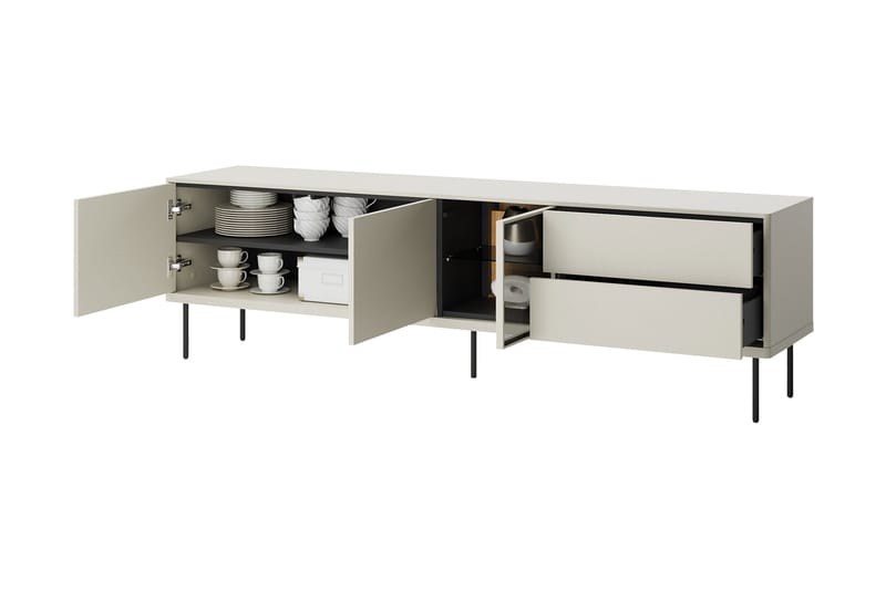 Levisa Tv-bänk 194x41 cm - Cashmere - Möbler - Tv möbel & mediamöbel - TV bänk & mediabänk