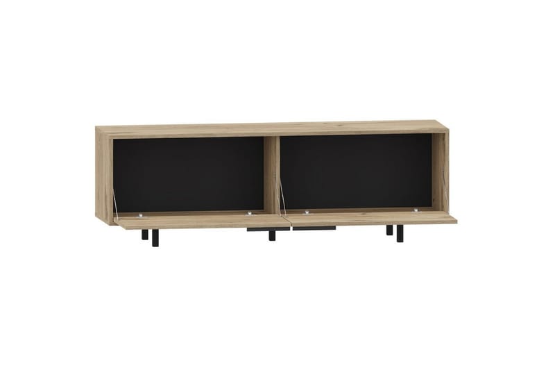 Lowboard Alberto 150x38x50 cm, Ek - 150x38x50 cm, Ek - Möbler - Tv möbel & mediamöbel - TV bänk & mediabänk