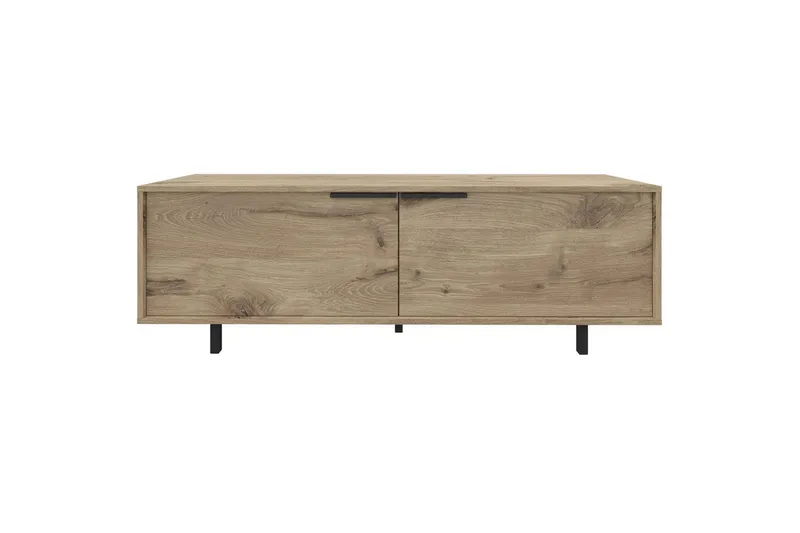 Lowboard Alberto 150x38x50 cm, Ek - 150x38x50 cm, Ek - Möbler - Tv möbel & mediamöbel - TV bänk & mediabänk