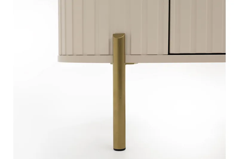 Maggio Golvstående TV Bänk 175 cm med Förvaring i Målat Trä - Beige - Möbler - Tv möbel & mediamöbel - TV bänk & mediabänk
